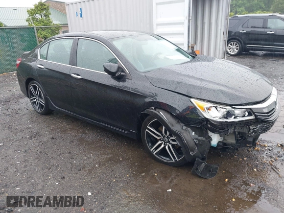 2016 Honda Accord Sport with VIN 1HGCR2F53GA195194, listed as a IAAI auction lot 42358904 with 58,549 mi miles and . Bid and sale history available at DreamBid. Image 1.