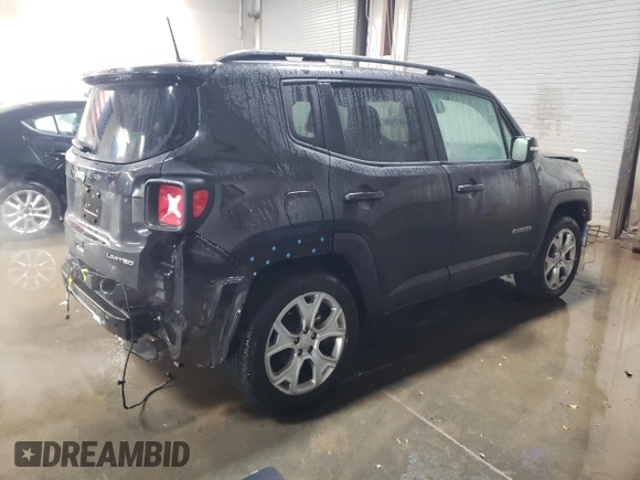 2022 Jeep Renegade Limited z VIN ZACNJDD15NPN49401, wystawiony jako Copart lot #87047184 z przebiegiem 15 165 mil mil oraz Szkoda całkowita • Salvage title. Historia ofert i sprzedaży dostępna na DreamBid. Obrazek 3.