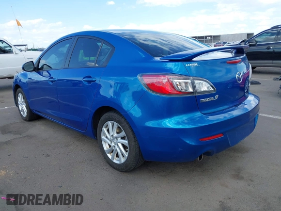 2012 Mazda Mazda3 i Touring with VIN JM1BL1V76C1602184, listed as a IAAI auction lot 42045274 with 117,600 mi miles. Bid and sale history available at carsss.com. Image 3.