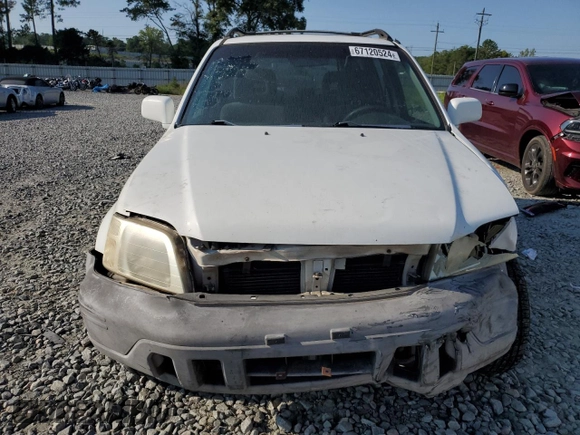 2000 Honda CR-V EX with VIN JHLRD1866YC055933, listed as a Copart auction lot 67120524 with 281,120 mi miles and Salvage Title. Bid and sale history available at carsss.com. Image 5.