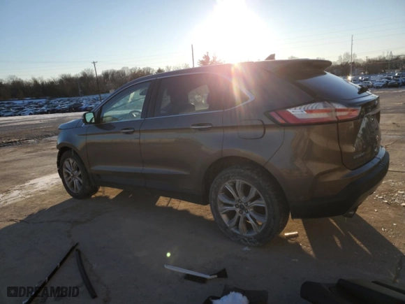 2019 Ford Edge Titanium with VIN 2FMPK3K94KBC22575, listed as a Copart auction lot 89329945 with 98,218 mi miles and Salvage Title. Bid and sale history available at carsss.com. Image 2.
