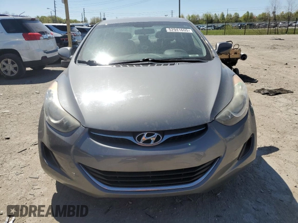 2013 Hyundai Elantra Limited z VIN 5NPDH4AE2DH160627, wystawiony jako Copart lot #52941655 z przebiegiem 133 048 mil mil oraz Nie do naprawy • Non repairable. Historia ofert i sprzedaży dostępna na DreamBid. Obrazek 5.