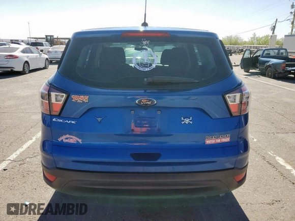 2017 Ford Escape S with VIN 1FMCU0F73HUC10243, listed as a Copart auction lot 57957465 with 79,377 mi miles and Salvage title. Bid and sale history available at DreamBid. Image 6.