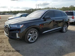 2021 Audi Q7 Premium Plus with VIN WA1LJAF73MD018781, listed as a Copart auction lot 54313365 with 113,209 mi miles and Salvage title. Bid and sale history available at DreamBid. Image 1.