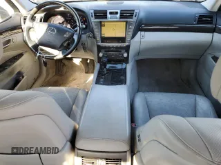 2012 Lexus LS 460 with VIN JTHCL5EF5C5014190, listed as a Copart auction lot 42741145 with 113,385 mi miles and Salvage title. Bid and sale history available at DreamBid. Image 8.