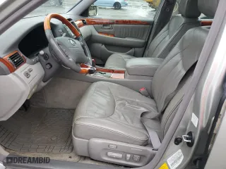 2002 Lexus LS 430 with VIN JTHBN30F120075551, listed as a Copart auction lot 52411405 with 194,704 mi miles and Salvage Title. Bid and sale history available at carsss.com. Image 7.