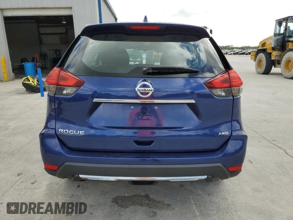 2017 Nissan Rogue SV with VIN KNMAT2MV8HP517725, listed as a Copart auction lot 80308304 with 147,116 mi miles and Salvage Title. Bid and sale history available at carsss.com. Image 6.