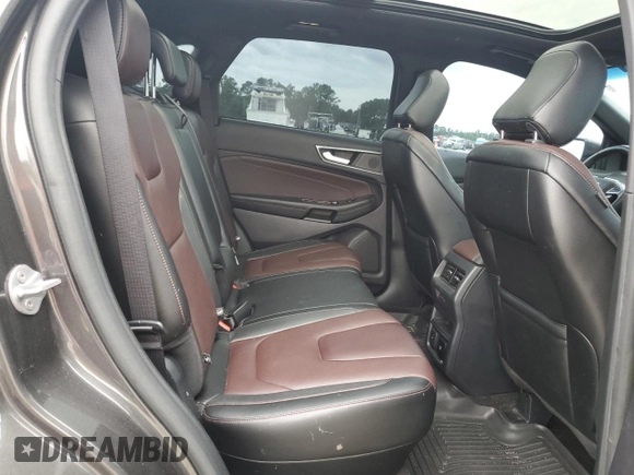 2020 Ford Edge Titanium with VIN 2FMPK3K9XLBB03754, listed as a Copart auction lot 59228775 with 63,034 mi miles and Salvage title. Bid and sale history available at DreamBid. Image 11.