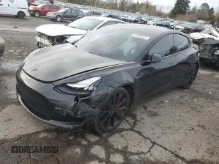 2019 Tesla Model 3 Long Range with VIN 5YJ3E1EB9KF440365, listed as a Copart auction lot 83839034 with 74,667 mi miles and Salvage Title. Bid and sale history available at DreamBid. Image 1.