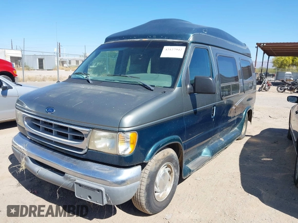 1999 Ford Econoline Cargo Recreational with VIN 1FDRE14L4XHA60812, listed as a IAAI auction lot 42127942 with 176,964 mi miles and . Bid and sale history available at DreamBid. Image 2.