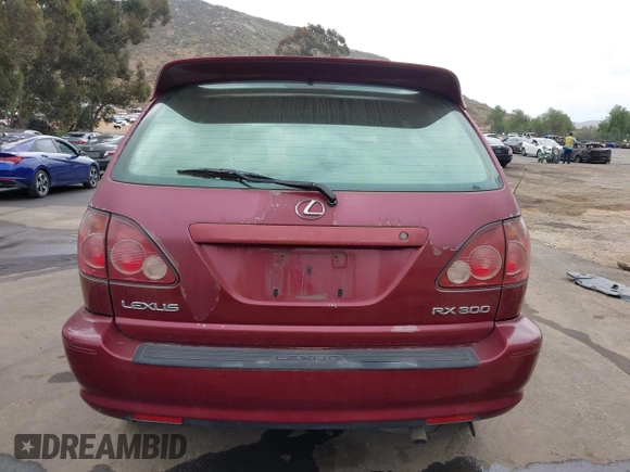 2000 Lexus RX 300 with VIN JT6HF10UXY0148220, listed as a IAAI auction lot 42105078 with 250,618 mi miles. Bid and sale history available at carsss.com. Image 16.