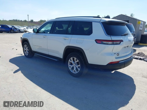 2021 Jeep Grand Cherokee Limited with VIN 1C4RJKBG1M8210916, listed as a IAAI auction lot 42052840 with 60,408 mi miles and . Bid and sale history available at DreamBid. Image 3.
