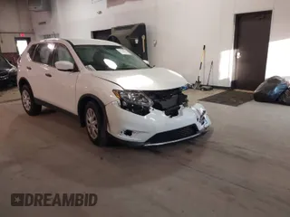 2016 Nissan Rogue SV with VIN KNMAT2MT7GP613777, listed as a IAAI auction lot 41775807 with 63,726 mi miles. Bid and sale history available at carsss.com. Image 1.