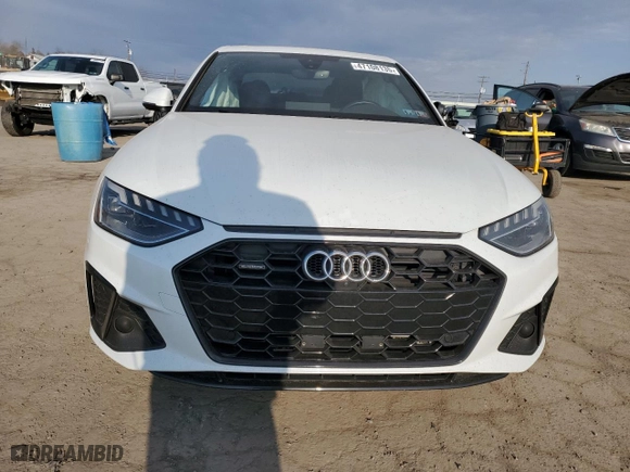 2021 Audi A4 Sedan S line Premium Plus with VIN WAUEAAF40MN003702, listed as a Copart auction lot 47108135 with 0 mi miles and Salvage Title. Bid and sale history available at carsss.com. Image 5.