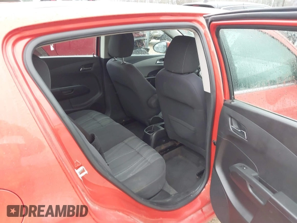 2013 Chevrolet Sonic LT with VIN 1G1JC6SHXD4139822, listed as a IAAI auction lot 41672289 with 87,899 mi miles. Bid and sale history available at carsss.com. Image 8.