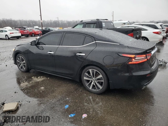 2019 Nissan Maxima Platinum z VIN 1N4AA6AV4KC378506, wystawiony jako Copart lot #43681155 z przebiegiem 148 568 mil mil oraz Szkoda całkowita • Salvage title. Historia ofert i sprzedaży dostępna na DreamBid. Obrazek 2.