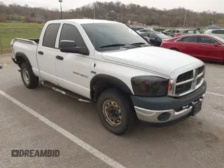 2007 Dodge 1500 SLT with VIN 1D7HU18267J577659, listed as a IAAI auction lot 41807909 with 159,482 mi miles. Bid and sale history available at carsss.com. Image 1.