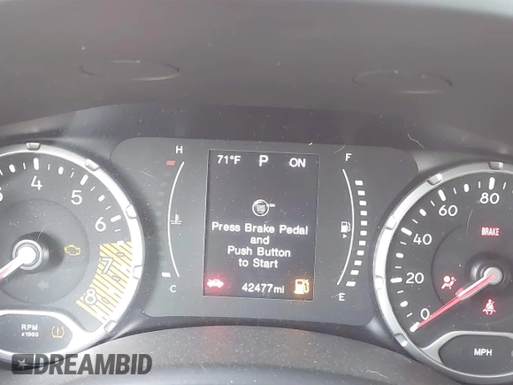 2020 Jeep Renegade Jeepster with VIN ZACNJBAB7LPL75071, listed as a IAAI auction lot 42017529 with 42,477 mi miles and . Bid and sale history available at carsss.com. Image 16.