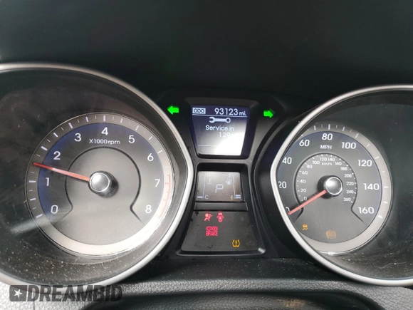 2017 Hyundai Elantra GT with VIN KMHD35LH5HU358721, listed as a Copart auction lot 71369104 with 93,123 mi miles and Salvage Title. Bid and sale history available at carsss.com. Image 9.