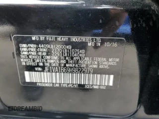 2017 Subaru WRX с VIN JF1VA1B69H9822979, выставлен на аукционе Copart как лот 50992545 с пробегом 66 389 миль миль и Списание • Salvage title. История ставок и продаж доступна на DreamBid. Изображение 14.