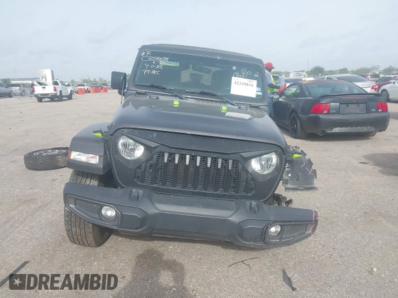2021 Jeep Wrangler Unlimited Sport S z VIN 1C4HJXDN6MW549686, wystawiony jako IAAI lot #42249816 z przebiegiem 64 911 mil mil oraz . Historia ofert i sprzedaży dostępna na DreamBid. Obrazek 12.