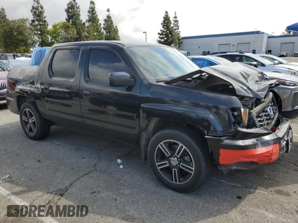 2014 Honda Ridgeline Sport with VIN 5FPYK1F7XEB008758, listed as a Copart auction lot 51022445 with 197,006 mi miles and Salvage title. Bid and sale history available at DreamBid. Image 4.