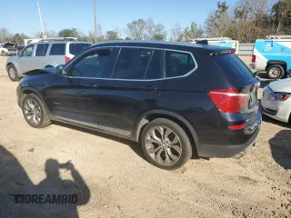2017 BMW X3 xDrive28i with VIN 5UXWX9C57H0D97477, listed as a Copart auction lot 45215085 with 135,507 mi miles and Salvage Title. Bid and sale history available at DreamBid. Image 2.