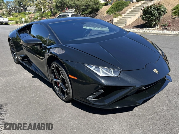 2021 Lamborghini Huracan z VIN ZHWUF5ZFXMLA16208, wystawiony jako IAAI lot #42254891 z przebiegiem 13 545 mil mil oraz . Historia ofert i sprzedaży dostępna na DreamBid. Obrazek 1.