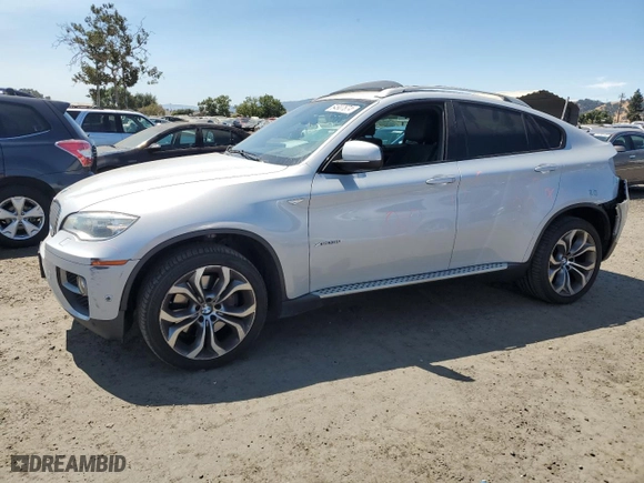 2013 BMW X6 xDrive50i with VIN 5UXFG8C57DL591913, listed as a Copart auction lot 64907674 with 113,611 mi miles and Salvage Title. Bid and sale history available at carsss.com. Image 1.