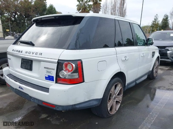 2012 Land Rover Range Rover Sport HSE LUX with VIN SALSK2D46CA745273, listed as a IAAI auction lot 41710210 with 129,884 mi miles. Bid and sale history available at carsss.com. Image 4.