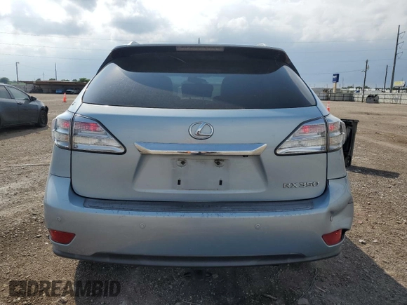 2011 Lexus RX 350 with VIN 2T2ZK1BAXBC046419, listed as a Copart auction lot 54781665 with 118,317 mi miles and Salvage Title. Bid and sale history available at DreamBid. Image 6.
