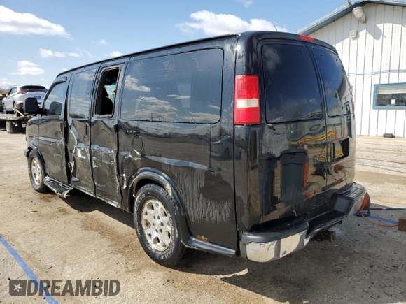 2005 Chevrolet Express Cargo Van YF7 Upfitter with VIN 1GBFG15T151189553, listed as a Copart auction lot 52125375 with 234,494 mi miles and Salvage Title. Bid and sale history available at carsss.com. Image 2.