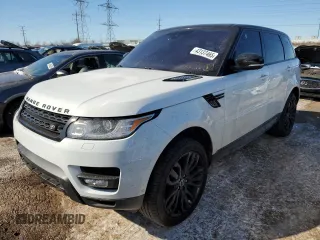 2016 Land Rover Range Rover Sport V8 Dynamic with VIN SALWR2EF4GA583100, listed as a Copart auction lot 43137465 with 104,794 mi miles and Salvage Title. Bid and sale history available at carsss.com. Image 1.