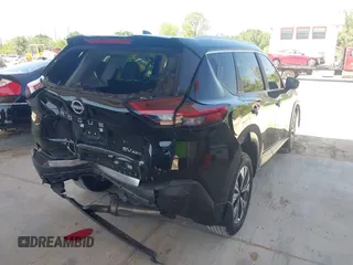 2023 Nissan Rogue SV with VIN 5N1BT3BB1PC740015, listed as a IAAI auction lot 42006699 with 43,722 mi miles. Bid and sale history available at carsss.com. Image 4.