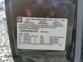 2003 Chevrolet Suburban Z71 z VIN 3GNFK16Z33G137747, wystawiony jako Copart lot #55563055 z przebiegiem 224 502 mil mil oraz Szkoda całkowita • Salvage title. Historia ofert i sprzedaży dostępna na DreamBid. Obrazek 13.