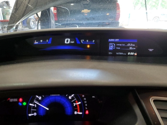 2015 Honda Civic EX-L z VIN 2HGFB2F97FH539744, wystawiony jako Copart lot #56350465 z przebiegiem 167 309 mil mil oraz Szkoda całkowita • Salvage title. Historia ofert i sprzedaży dostępna na DreamBid. Obrazek 9.