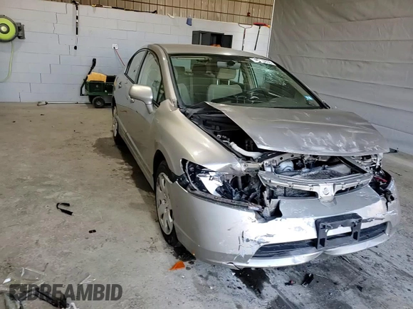 2006 Honda Civic LX with VIN 2HGFA16596H517075, listed as a Copart auction lot 48739855 with 81,174 mi miles and Salvage Title. Bid and sale history available at DreamBid. Image 10.