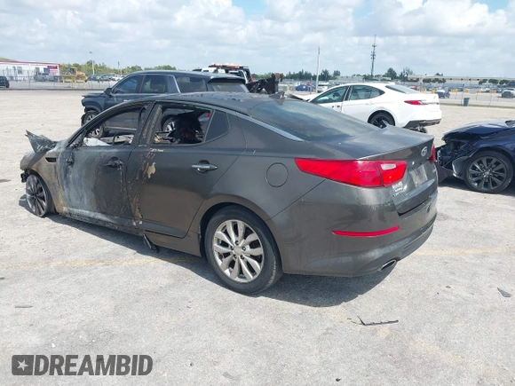 2014 Kia Optima EX z VIN 5XXGN4A78EG348086, wystawiony jako IAAI lot #42132729 z przebiegiem Nie podano mil oraz . Historia ofert i sprzedaży dostępna na DreamBid. Obrazek 3.