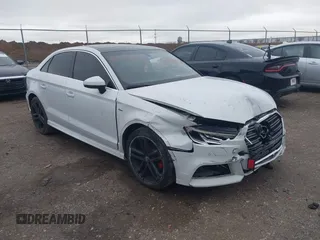 2018 Audi A3 Sedan Premium Plus with VIN WAUJ8GFF2J1003413, listed as a IAAI auction lot 41535243 with 109,454 mi miles. Bid and sale history available at carsss.com. Image 1.