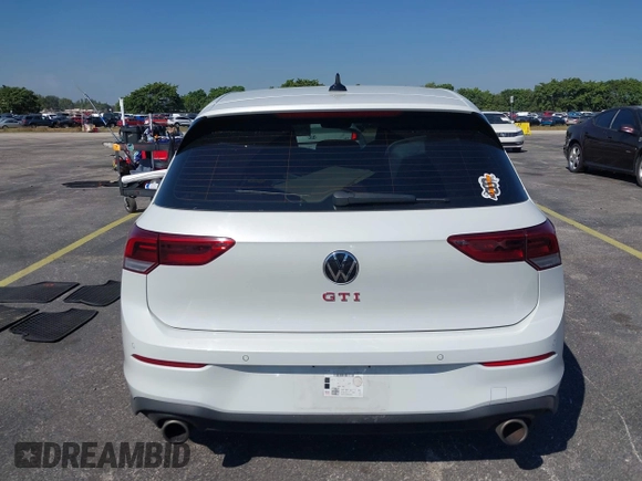 2023 Volkswagen Golf GTI SE with VIN WVW3A7CD9PW203431, listed as a IAAI auction lot 41738322 with 33,958 mi miles. Bid and sale history available at carsss.com. Image 17.