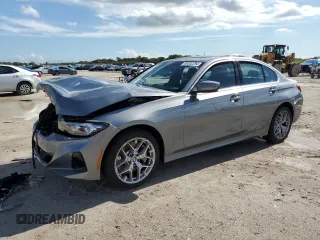 2025 BMW 3 Series 330i with VIN 3MW69CW0XS8E97928, listed as a Copart auction lot 85332294 with Not Provided miles and Non Repairable. Bid and sale history available at carsss.com. Image 1.