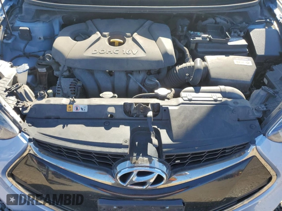 2013 Hyundai Elantra Coupe GS PZEV with VIN KMHDH6AE0DU006527, listed as a Copart auction lot 80030314 with 110,321 mi miles and Salvage Title. Bid and sale history available at carsss.com. Image 11.