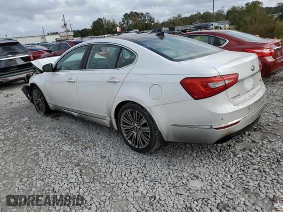 2014 Kia Cadenza Limited with VIN KNALN4D72E5164368, listed as a Copart auction lot 79401354 with 123,869 mi miles and Salvage Title. Bid and sale history available at carsss.com. Image 2.