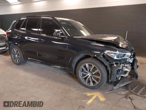 2023 BMW X5 M50i z VIN 5UXJU4C06P9R40495, wystawiony jako IAAI lot #42162049 z przebiegiem 57 179 mil mil oraz . Historia ofert i sprzedaży dostępna na DreamBid. Obrazek 1.