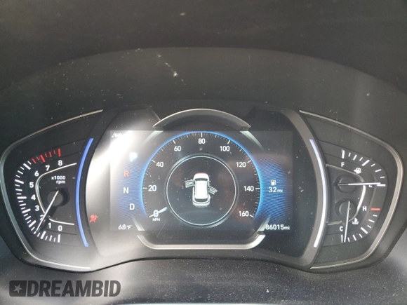 2019 Hyundai Santa Fe SEL z VIN 5NMS3CAD8KH008692, wystawiony jako Copart lot #58851245 z przebiegiem 86 015 mil mil oraz Szkoda całkowita • Salvage title. Historia ofert i sprzedaży dostępna na DreamBid. Obrazek 9.