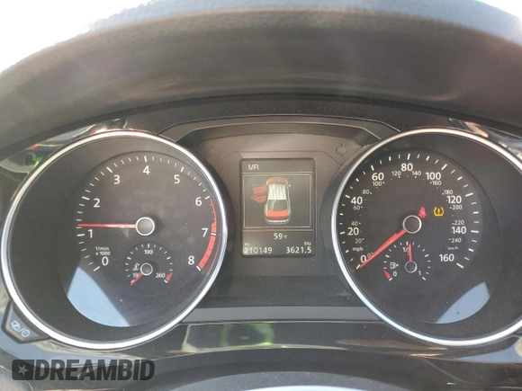 2017 Volkswagen Jetta GLI with VIN 3VW5T7AJ3HM337023, listed as a Copart auction lot 53444155 with 210,149 mi miles and Salvage title. Bid and sale history available at DreamBid. Image 9.
