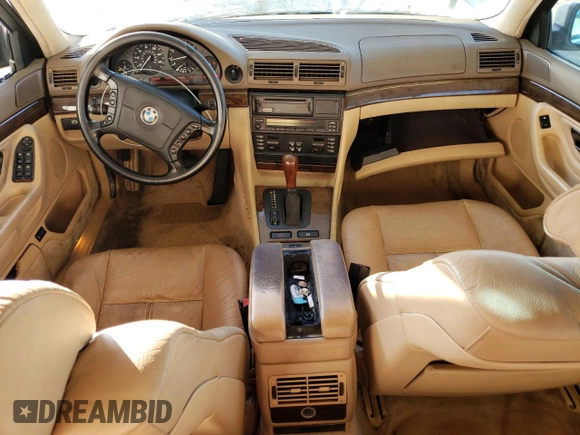1995 BMW 7 Series 740i with VIN WBAGF6320SDH05311, listed as a Copart auction lot 86376034 with 200,275 mi miles and Salvage Title. Bid and sale history available at carsss.com. Image 8.