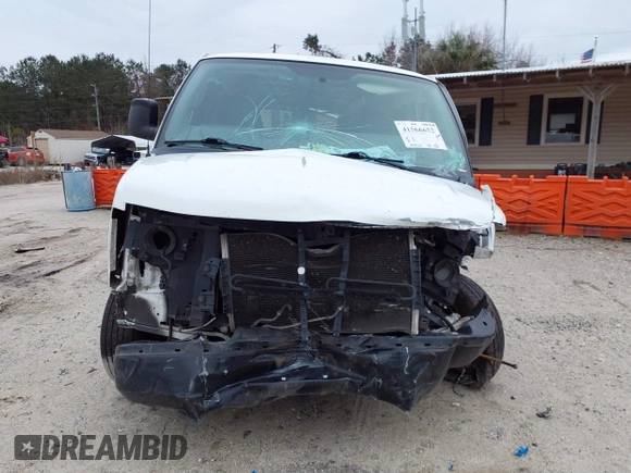 2016 Chevrolet Express Cargo Van with VIN 1GCWGBFF9G1274606, listed as a IAAI auction lot 41566652 with 296,452 mi miles. Bid and sale history available at carsss.com. Image 12.