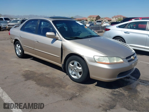 2000 Honda Accord EX с VIN 1HGCG1656YA029169, выставлен на аукционе IAAI как лот 42532680 с пробегом 164 850 миль миль и . История ставок и продаж доступна на DreamBid. Изображение 1.