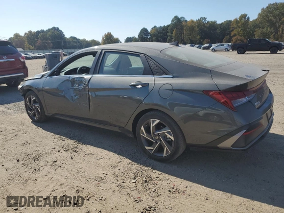 2024 Hyundai Elantra SEL with VIN KMHLS4DG0RU717599, listed as a Copart auction lot 76830314 with 7,205 mi miles and Salvage title. Bid and sale history available at DreamBid. Image 2.